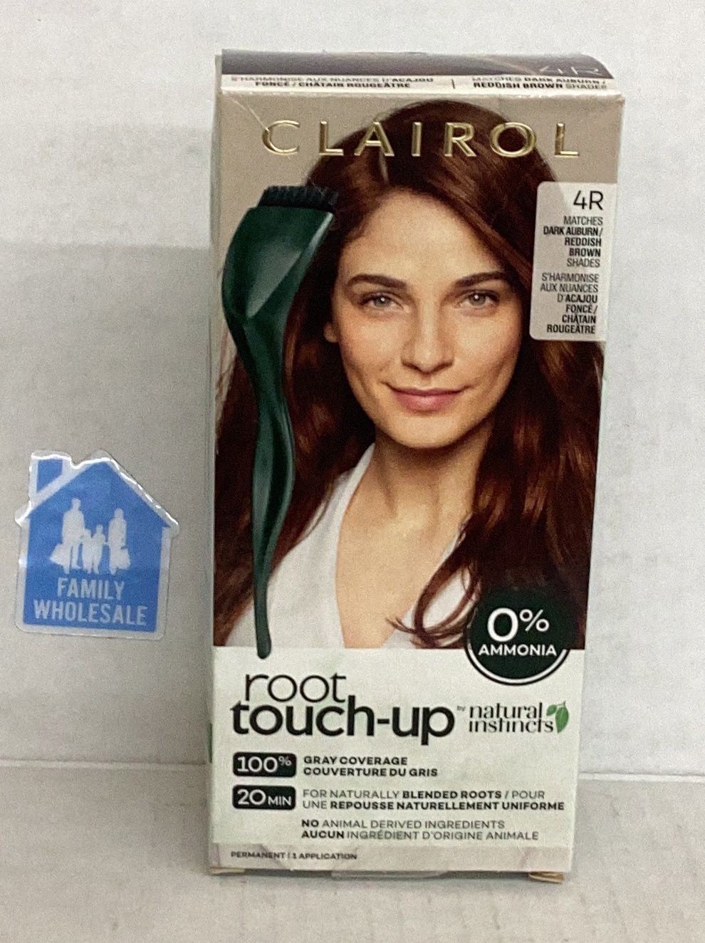 Clairol Root Touch-up by Natural Instincts 4R Matches Dark Auburn/Reddish Brown Shades