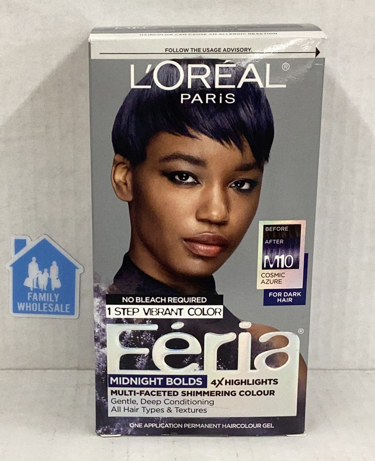 L&#39;Oreal Paris Feria Midnight Bold Multi-Faceted Permanent Hair Color Cosmic Azur