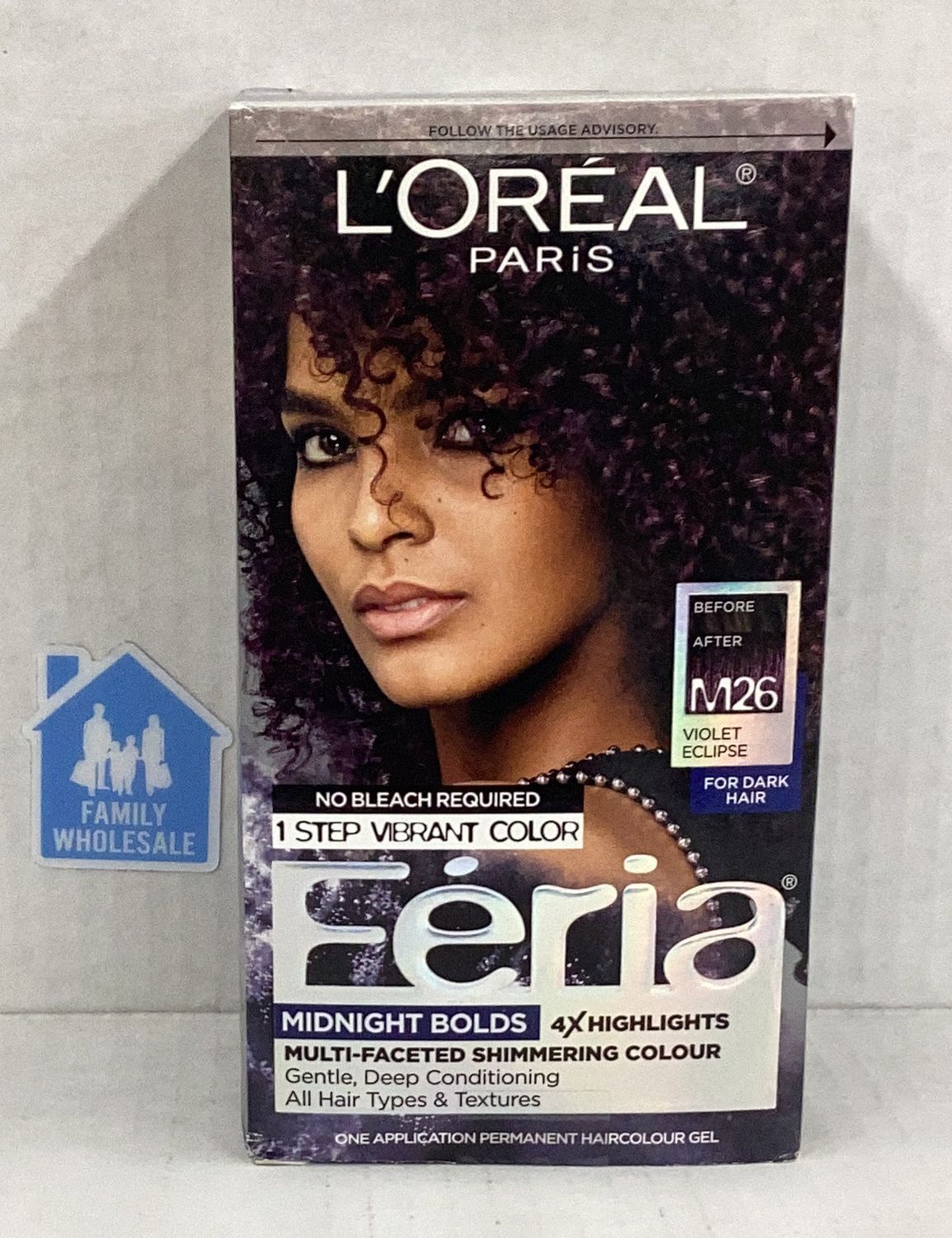 L Oreal Paris Feria Hair Color M26 Violet Eclipse
