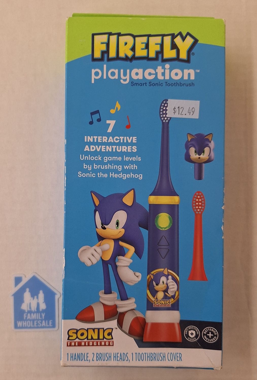 Firefly Play Action Sonic the Hedgehog Toothbrush Kit