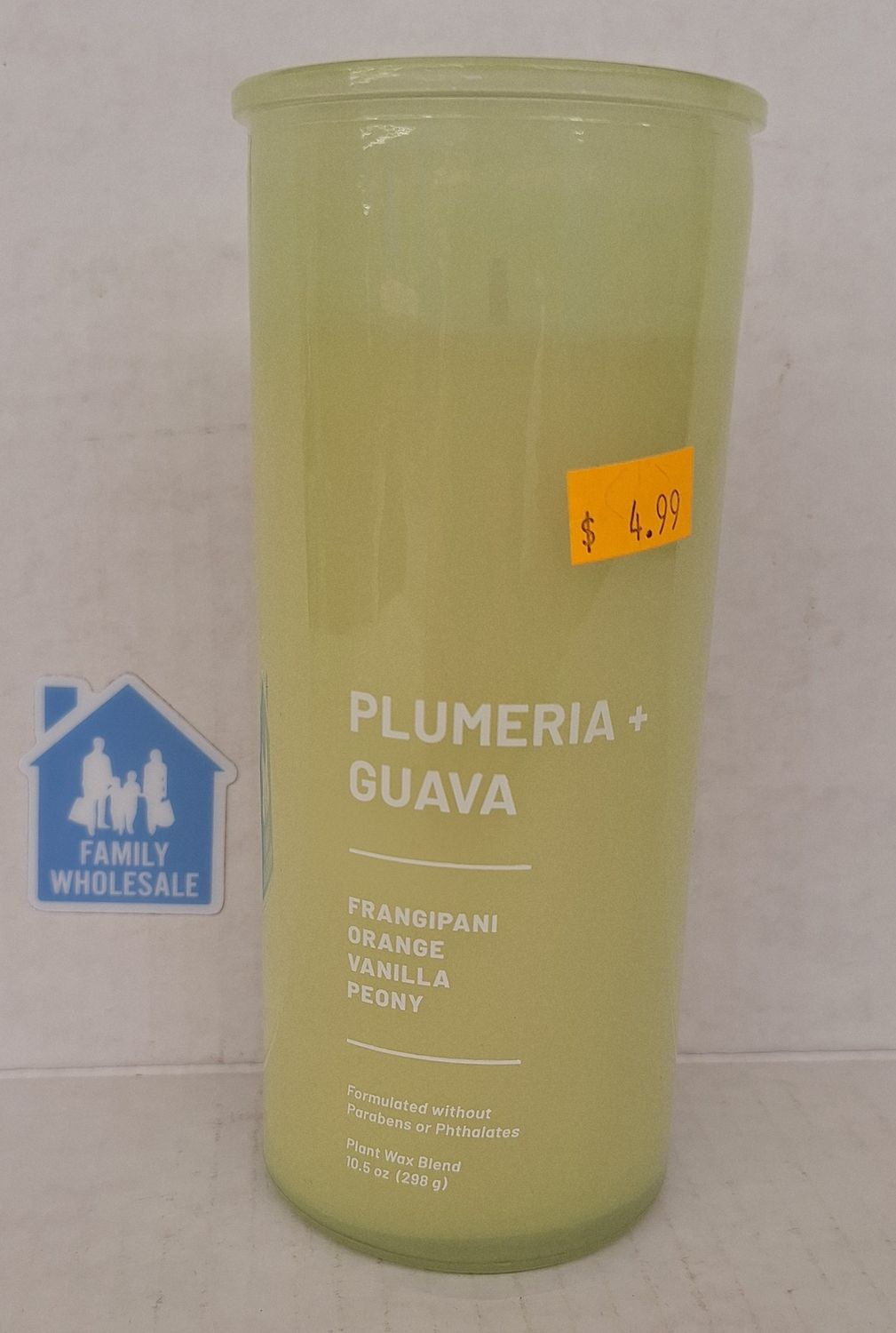 Plumeria + Guava Candle Frangipani, Orange, Vanilla, Peony 10.5 oz