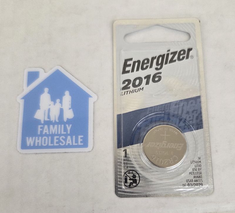 Energizer 2016 Batteries (1 Pack) 3V Lithium Coin Batteries