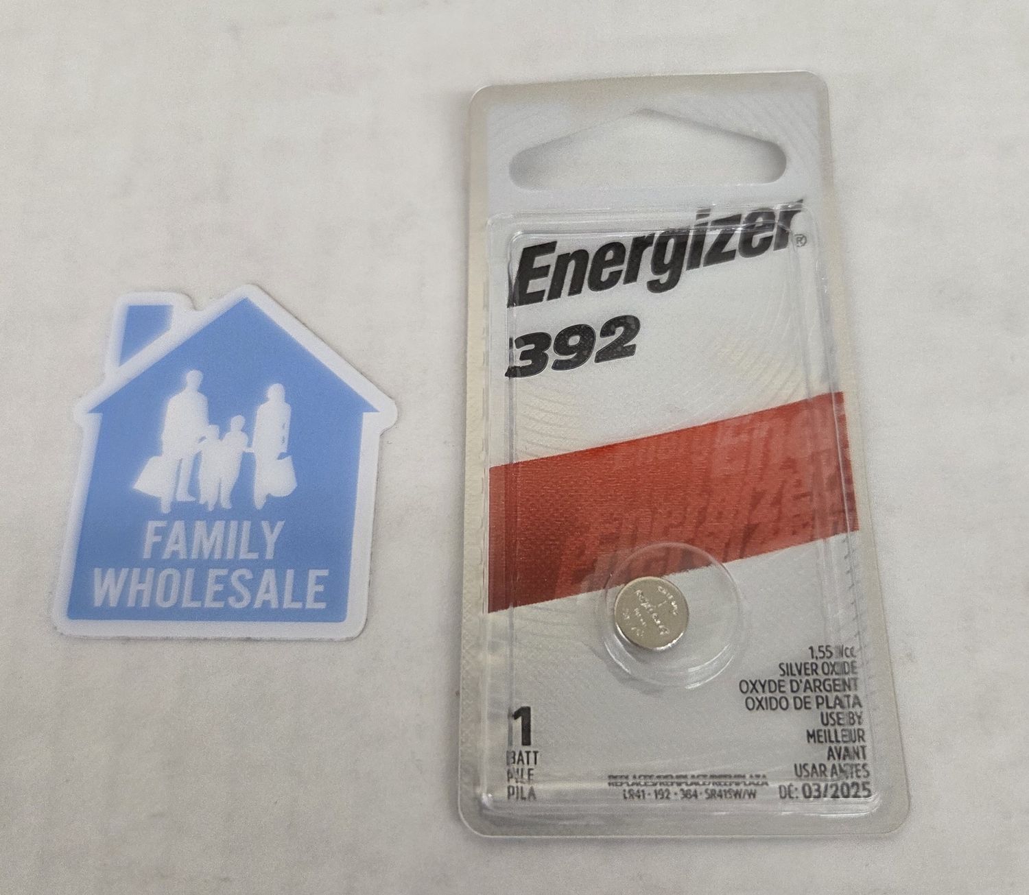 Energizer 392 Silver Oxide Button Battery 392 Cell