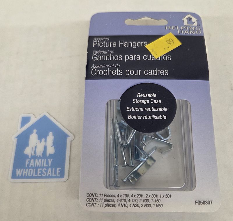 Helping Hands 50307 Assorted Picture Hanger Hooks