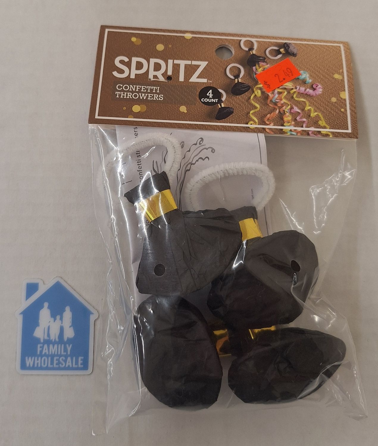 4ct Core NYE Confetti Popper - Spritz™