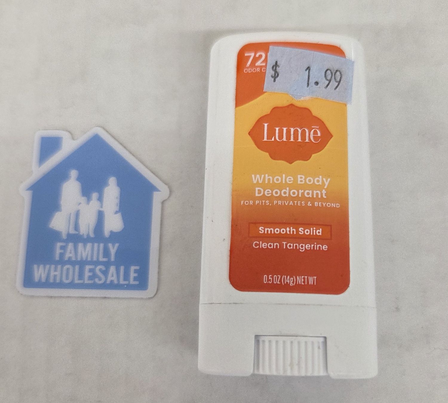 Lume Whole Body Women’s Deodorant - Trial Size Smooth Solid Stick - Aluminum Fre