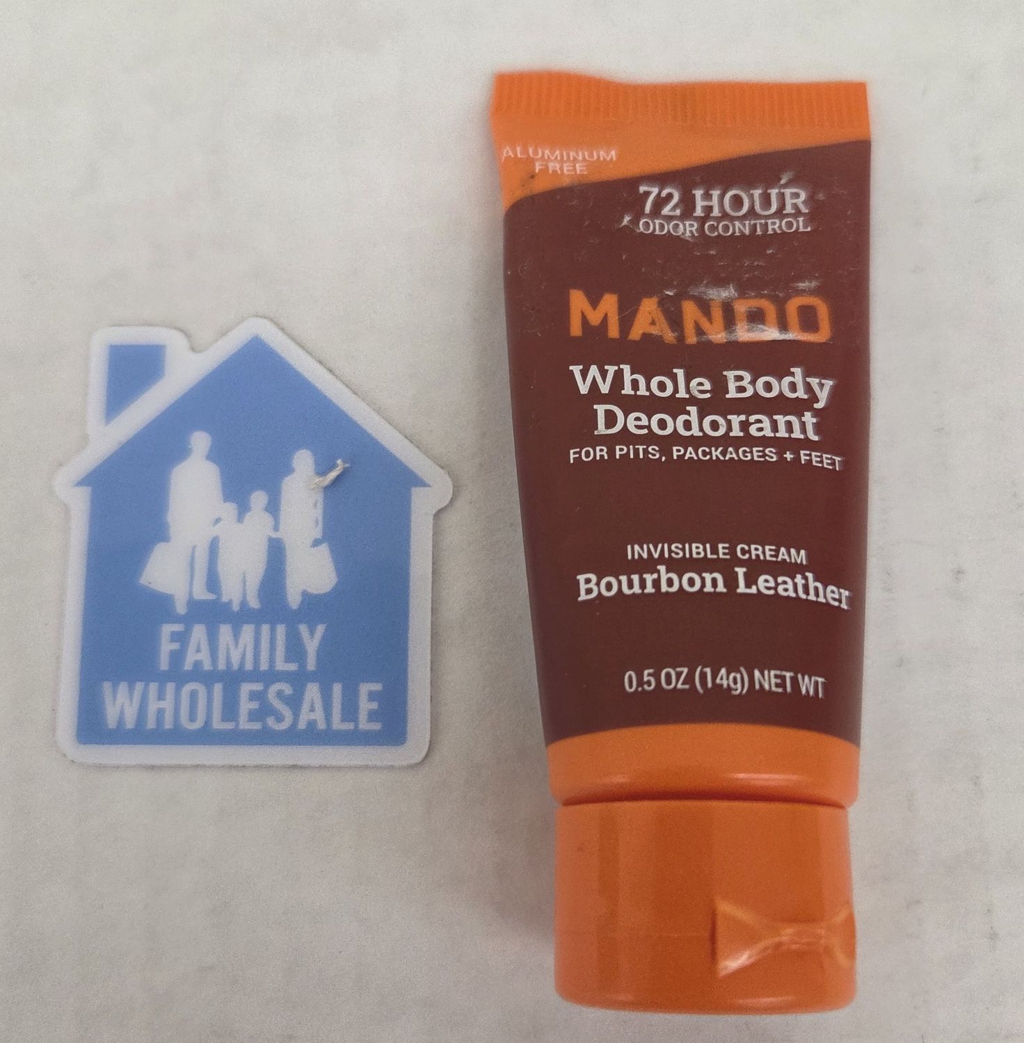 Mando Whole Body Deodorant - Men&#39;s Aluminum-Free Invisible Cream Deodorant