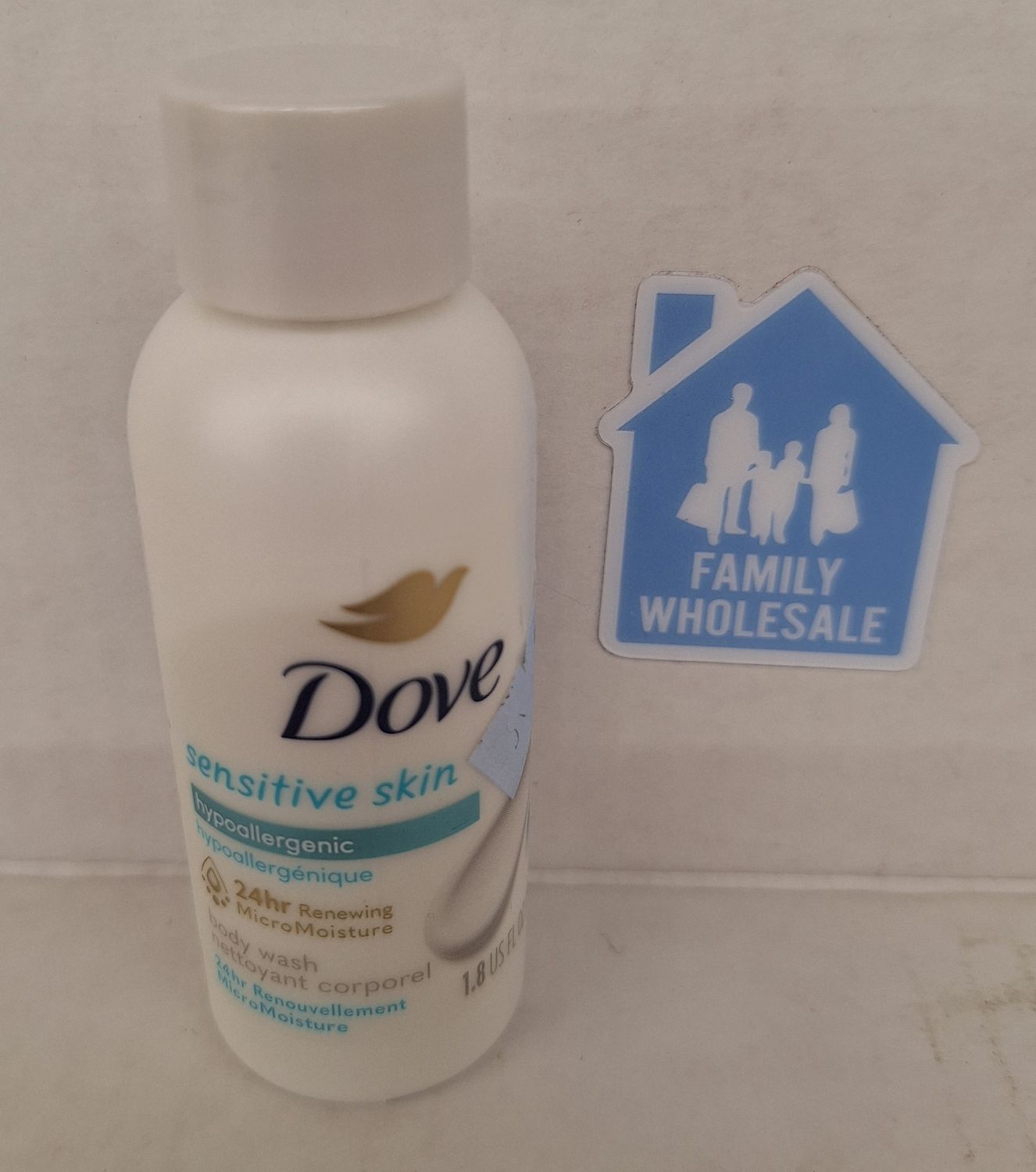 Dove Sensitive Skin Nourishing Body Wash, Nutrium Moisture, 1.8 Ounce