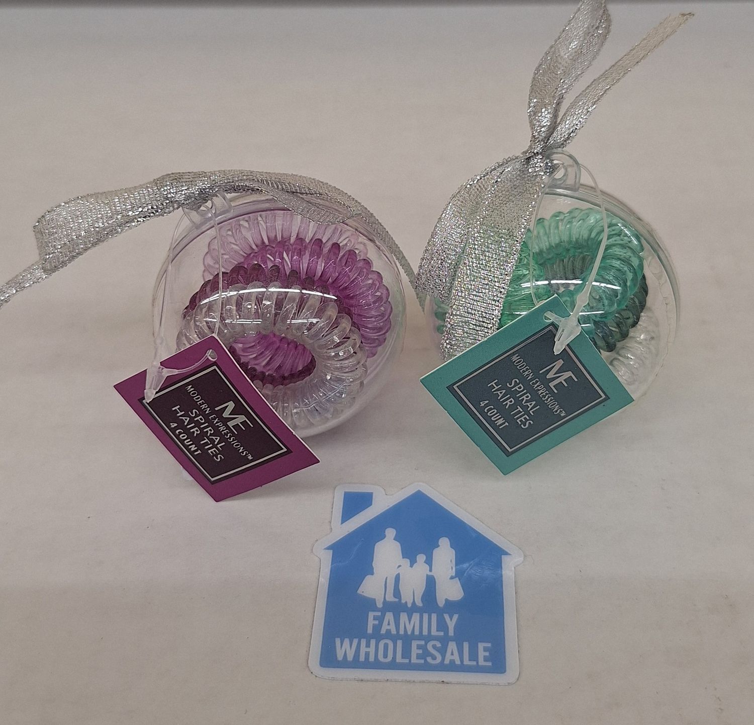 Modern Expressions Spiral Hair Ties - Assorted Colors
