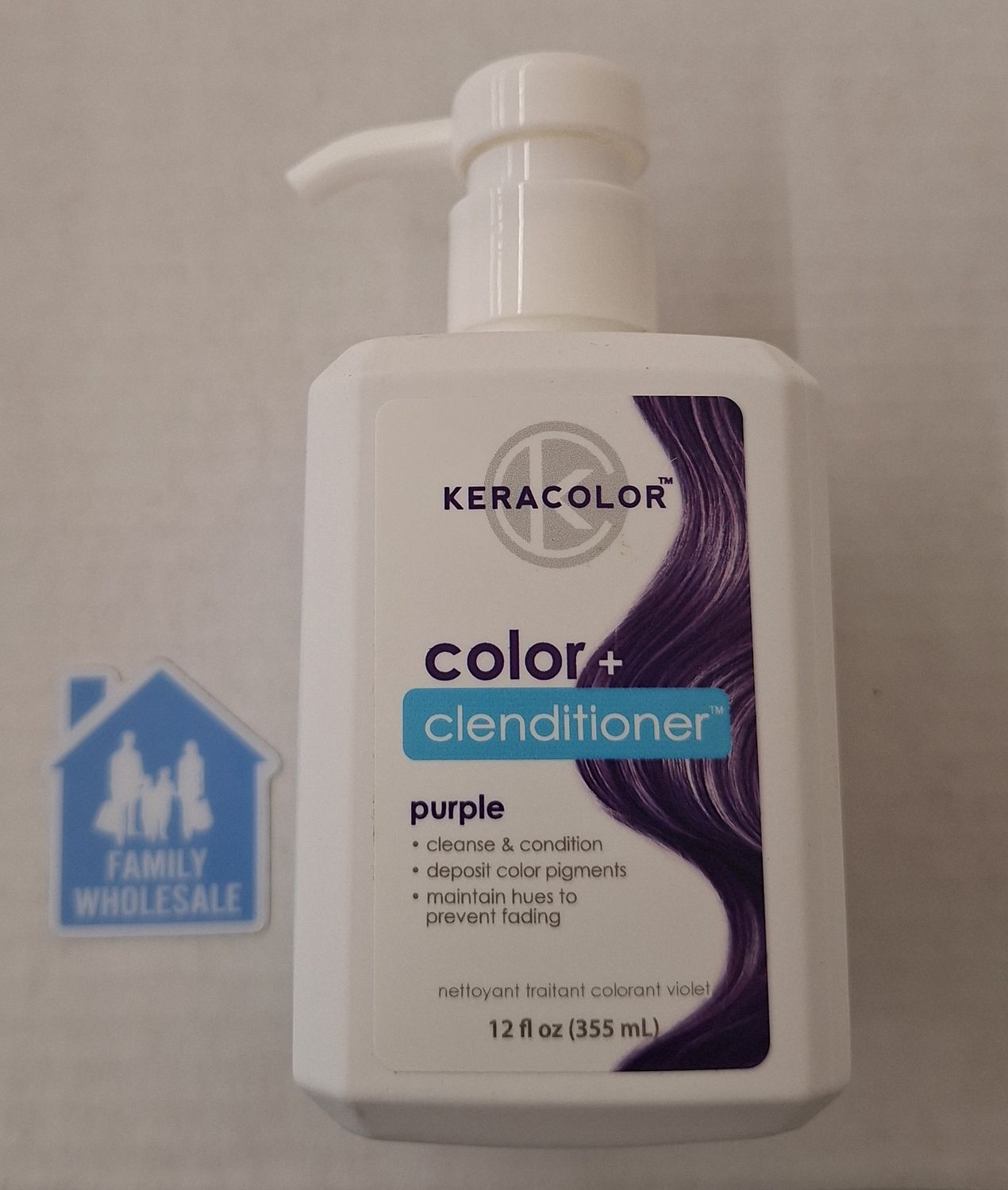 Keracolor Color + Clenditioner Temporary Hair Color - Purple - 12 fl oz