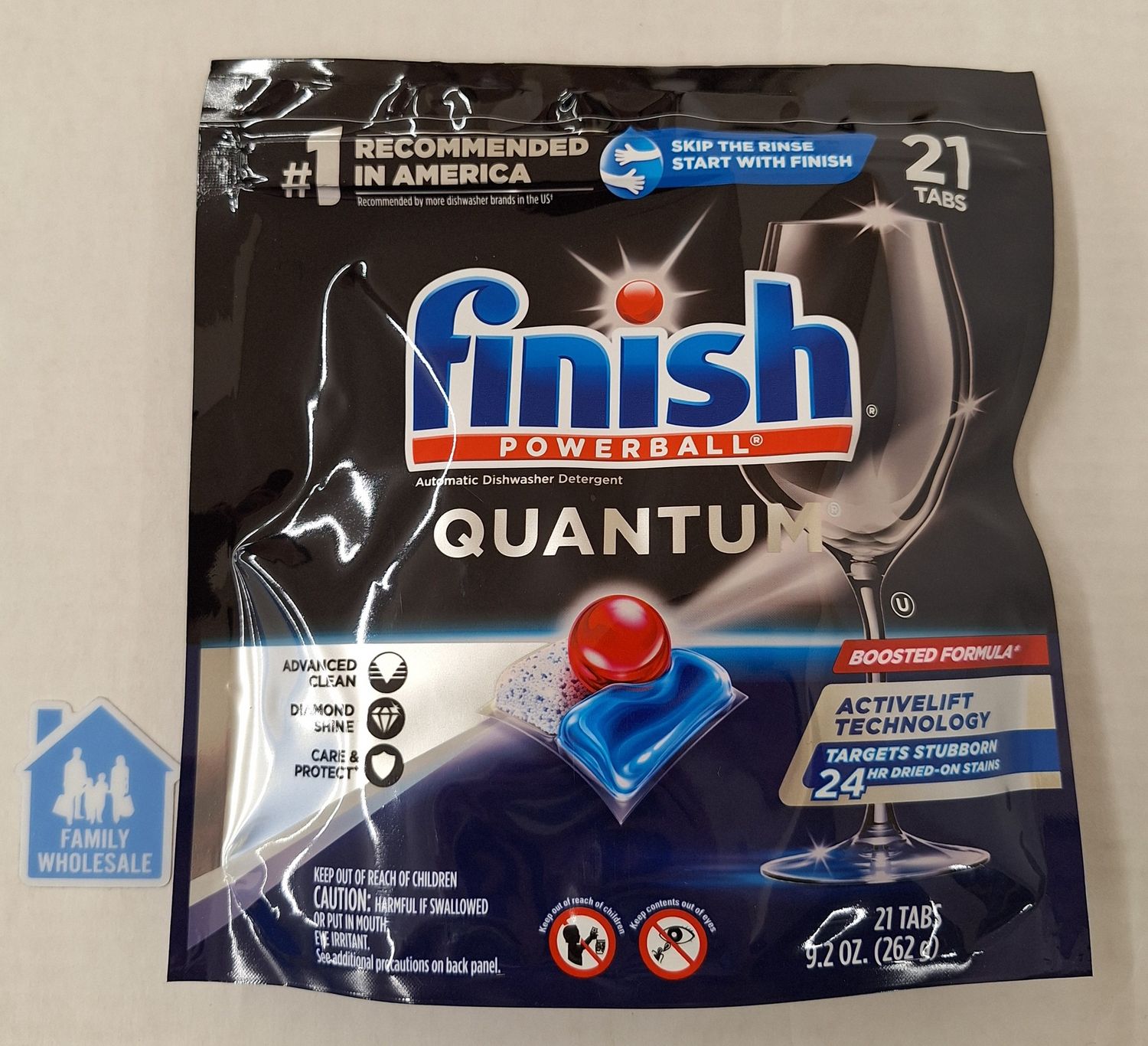 Finish Quantum Dishwasher Detergent Tablets - 21ct