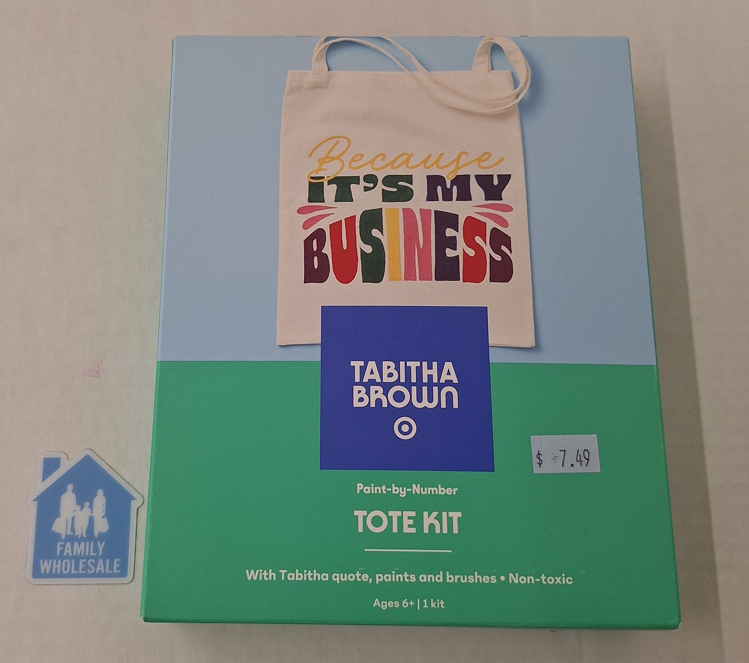 Tabitha Brown Paint by Number Tote Kit