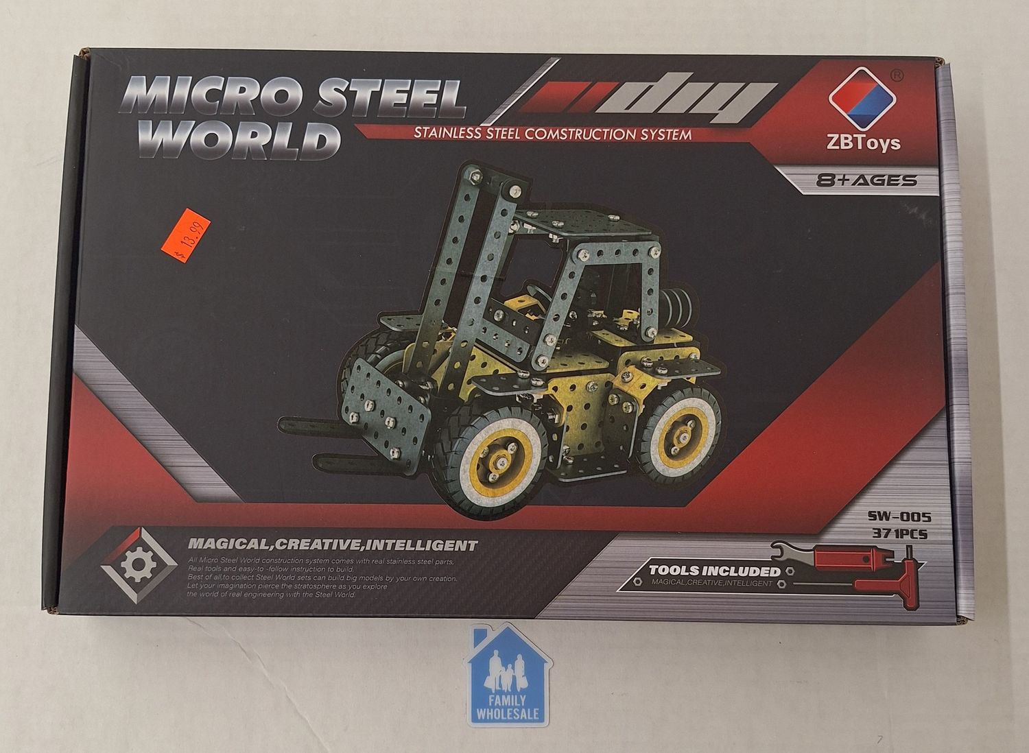 Micro Steel World DIY Forklift Stainless Steel Construction System