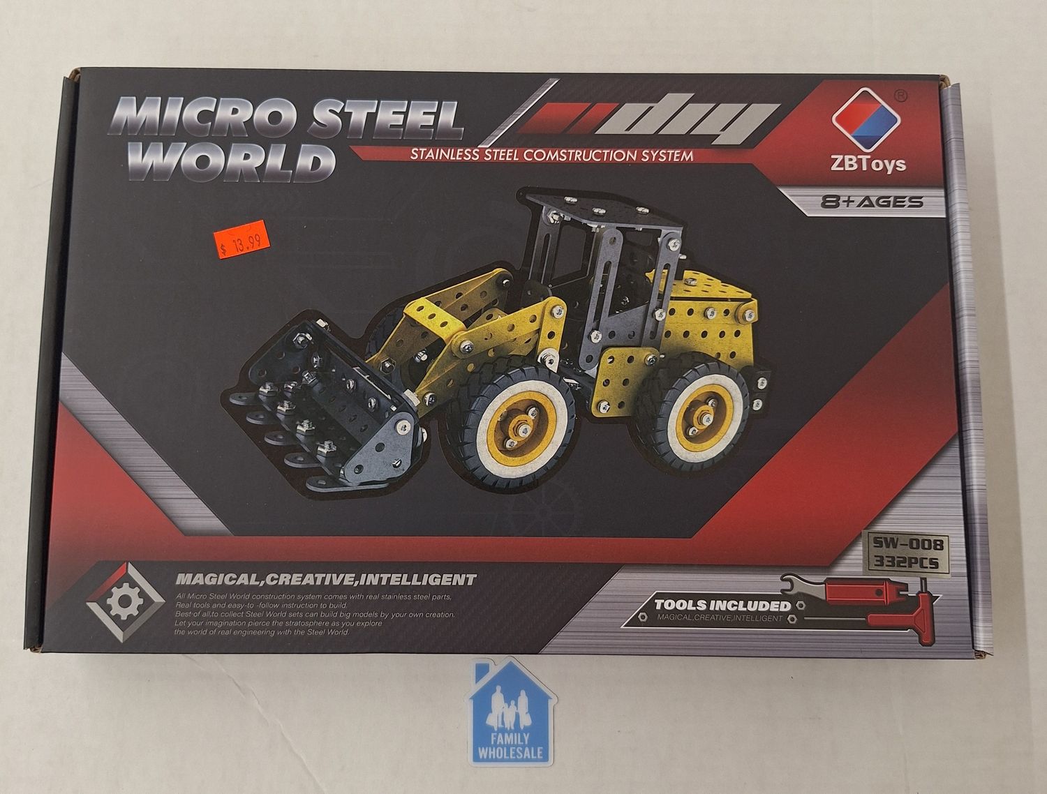 Micro Steel World DIY Loader Stainless Steel Construction System