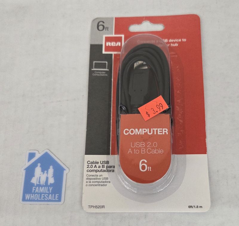 6ft Computer USB 2.0 AtoB Cable