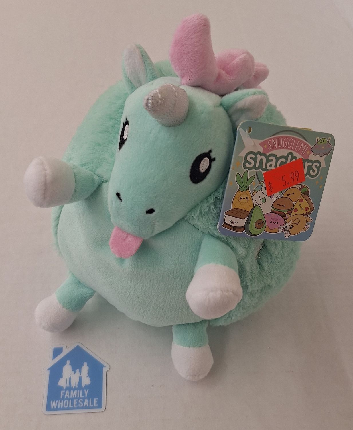 Snugglemi Snackers Mint Baby Unicorn