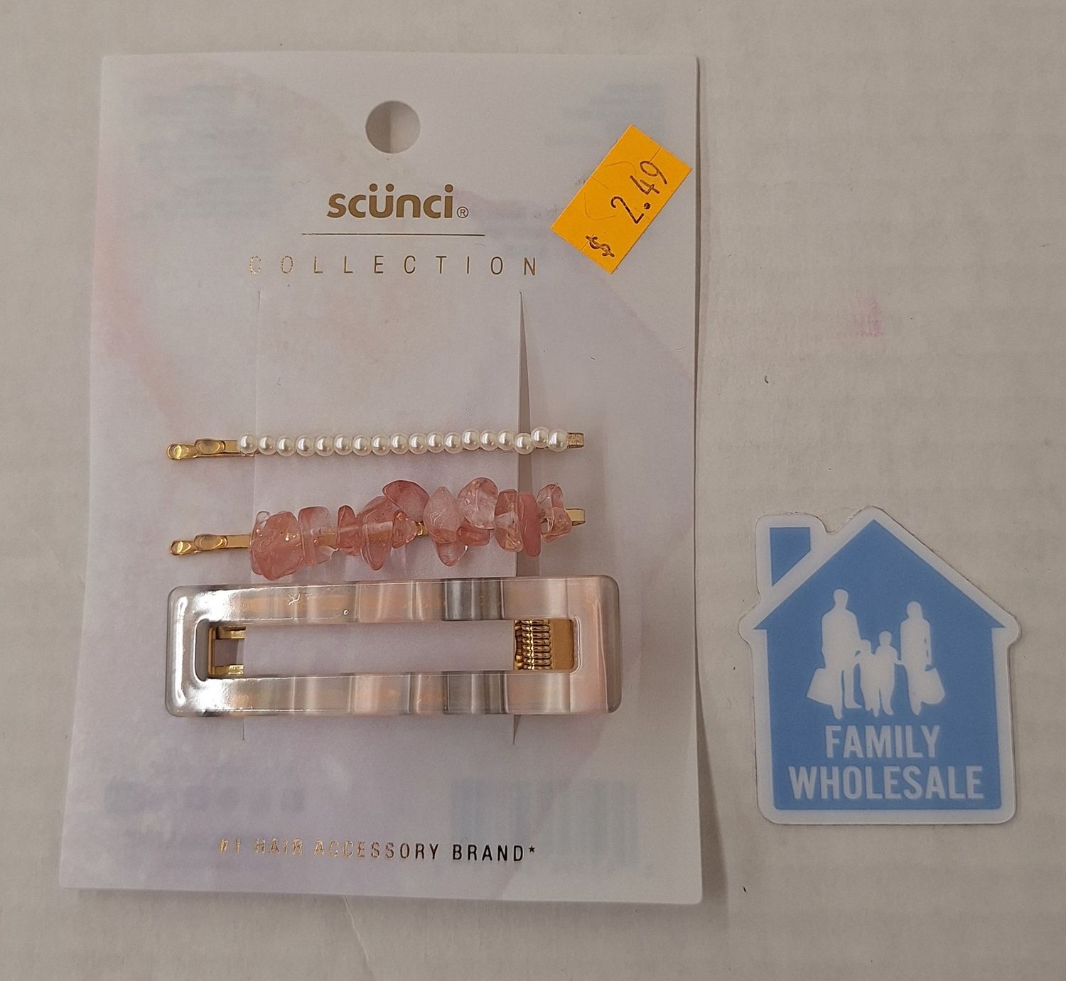 Scunci Collection 3 pc Hair Clips