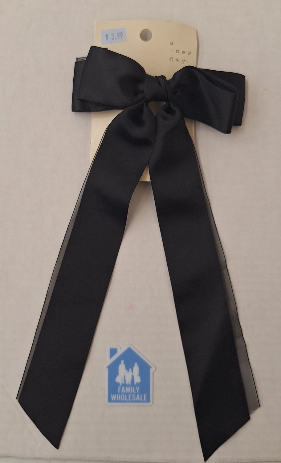A New Day Black Bow Hair Clip
