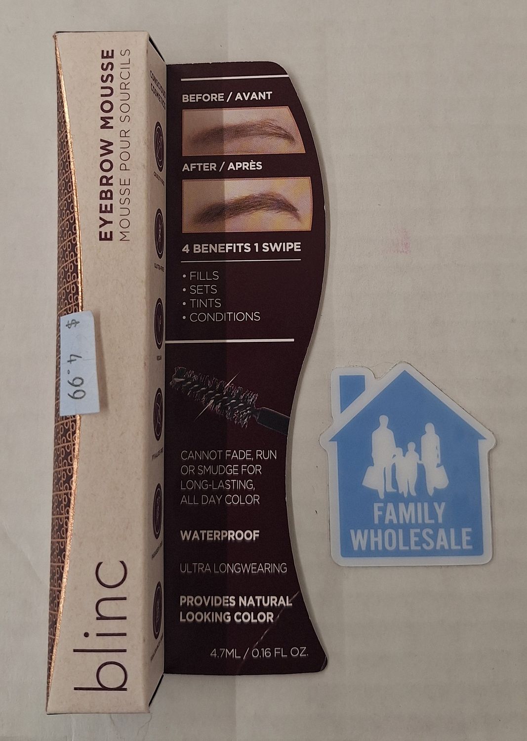 Blinc Eyebrow Mousse - Light Brunette - 0.158floz