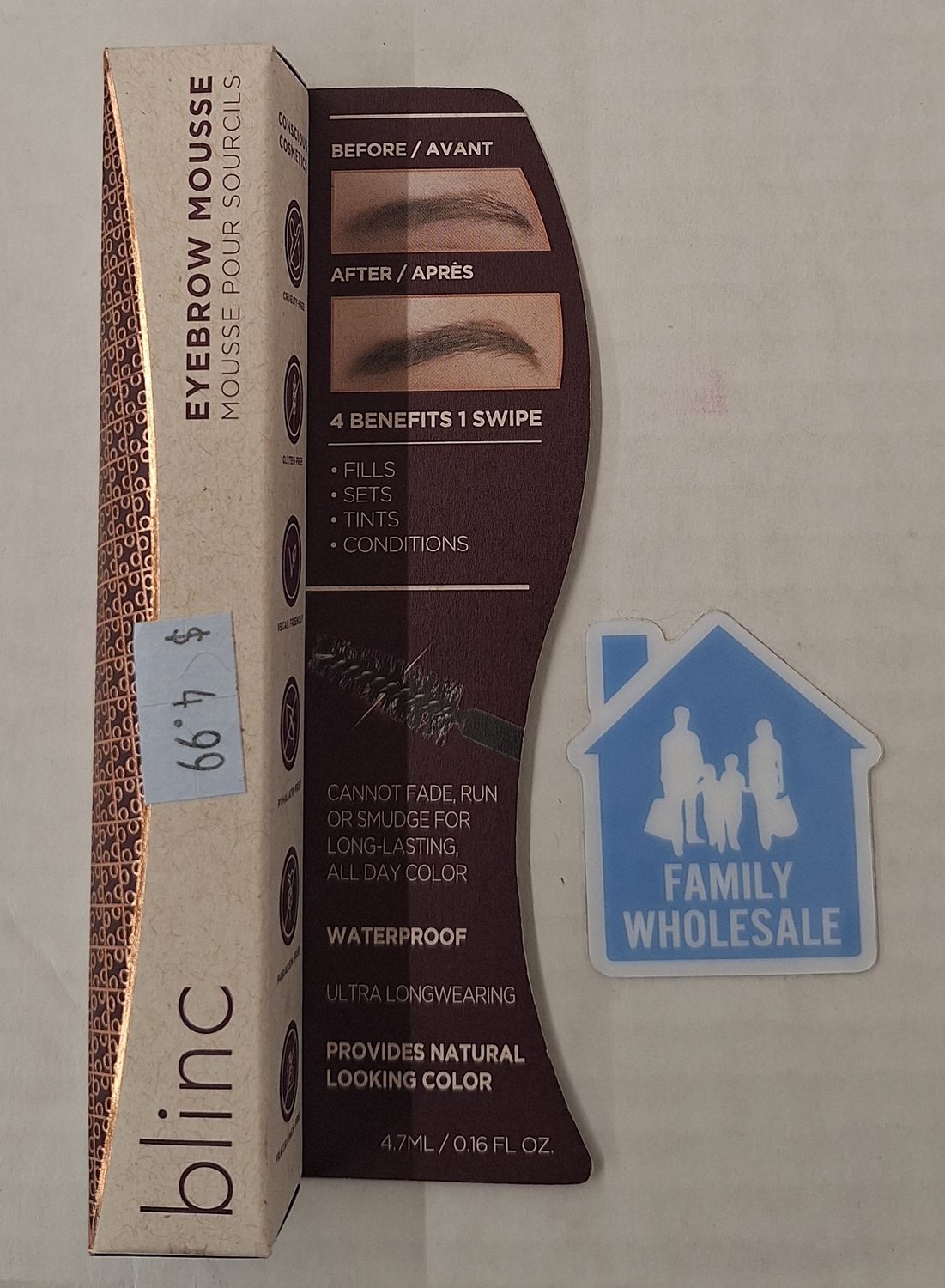 Blinc Eyebrow Mousse - Taupe - 0.158 fl oz