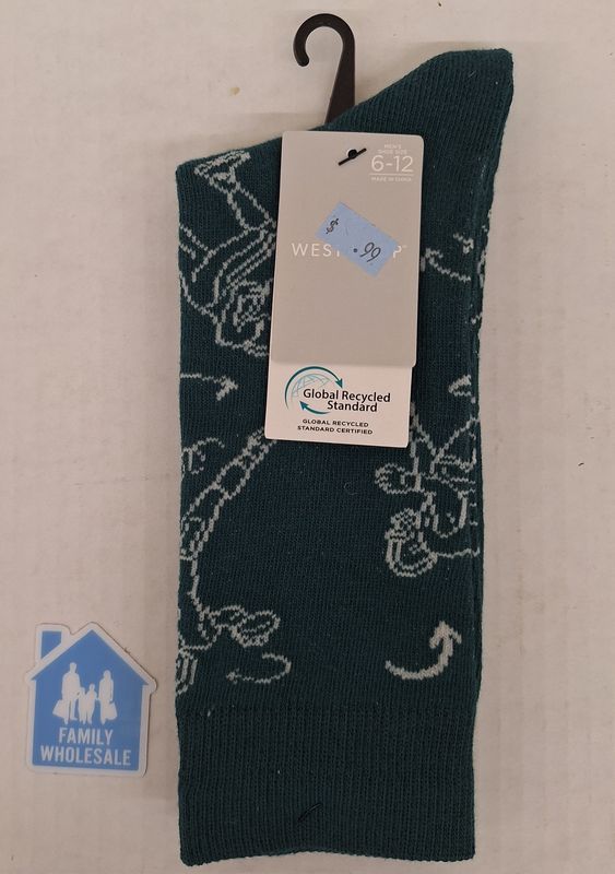 West Loop Men&#39;s Fashion Crew Socks
