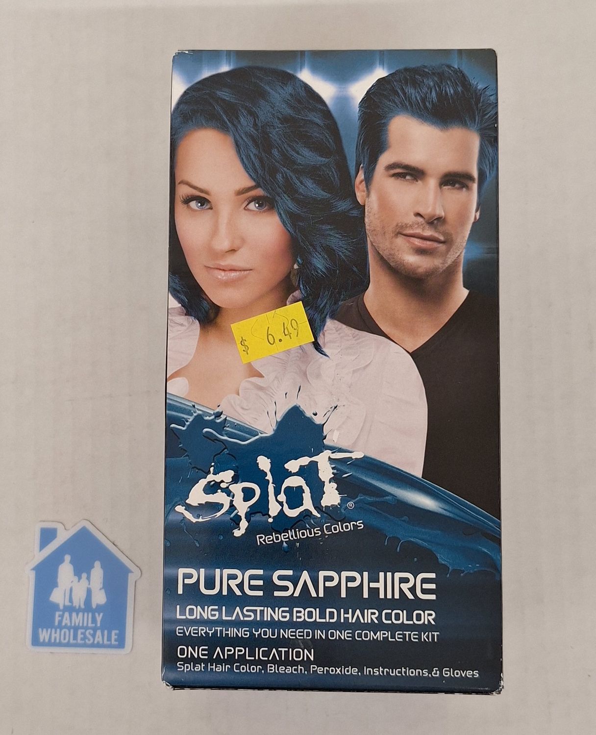 Splat Rebellious Colors Pure Sapphire Long Lasting Bold Hair Color