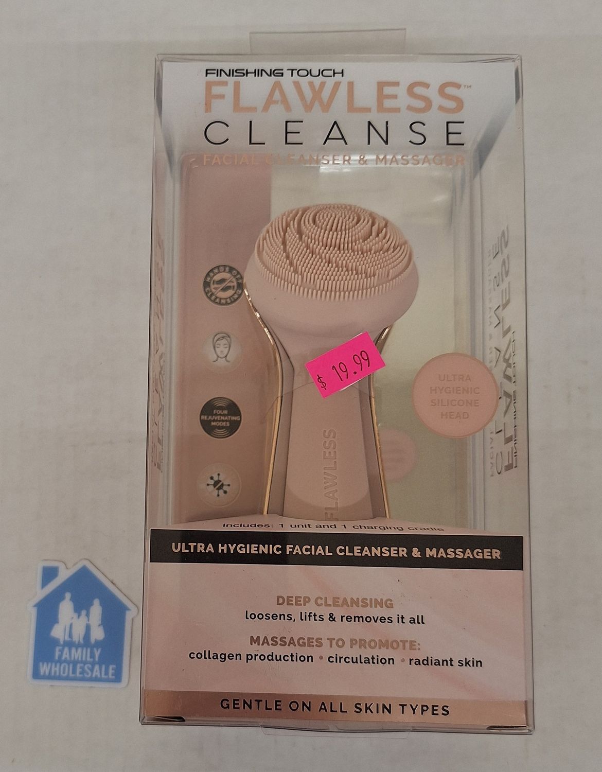 Finishing Touch Flawless Cleanse Ultra Hygienic Facial Cleanser &amp; Massager