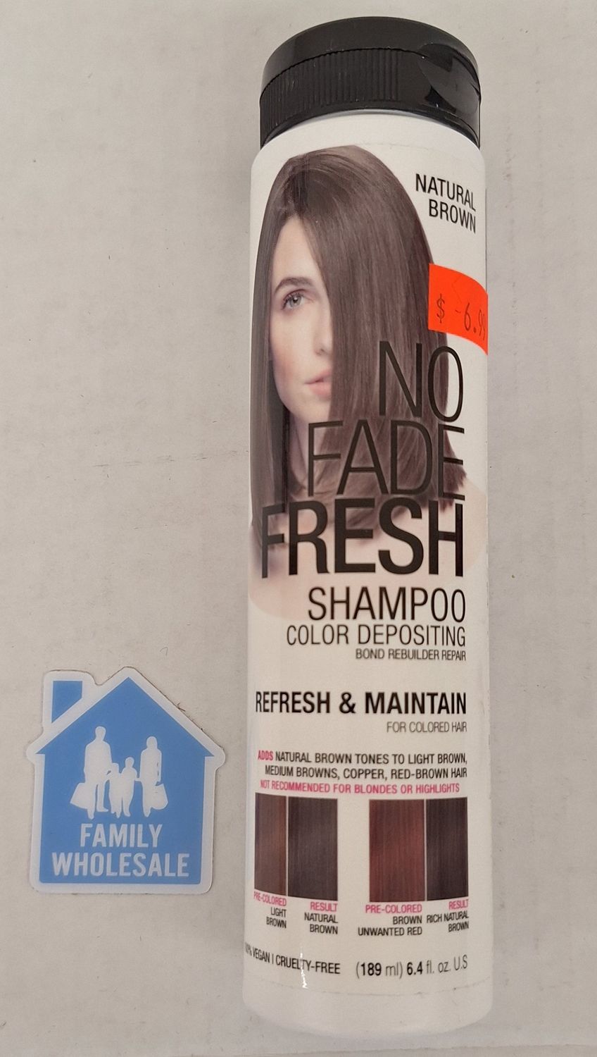 No Fade Fresh Color Depositing Shampoo Natural Brown 6.4 fl oz