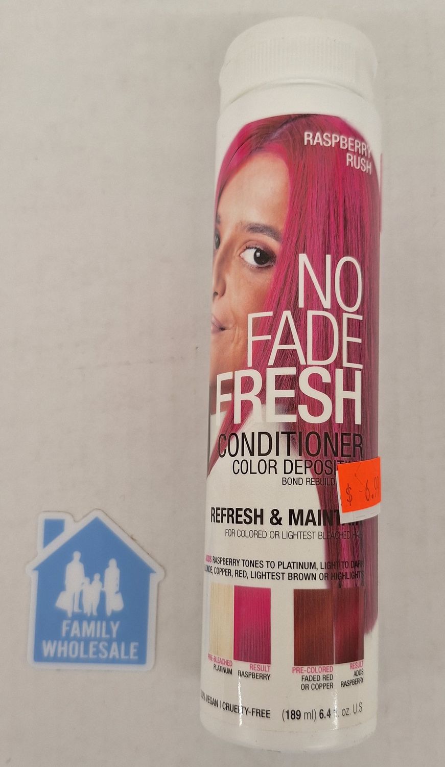 No Fade Fresh Color Depositing Conditioner Raspberry Rush 6.4 fl oz