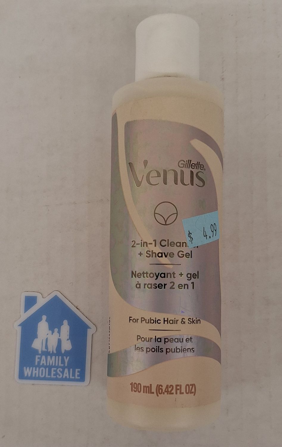 Gillette Venus 2-in-1 Clean + Shave Gel 6.42 fl oz