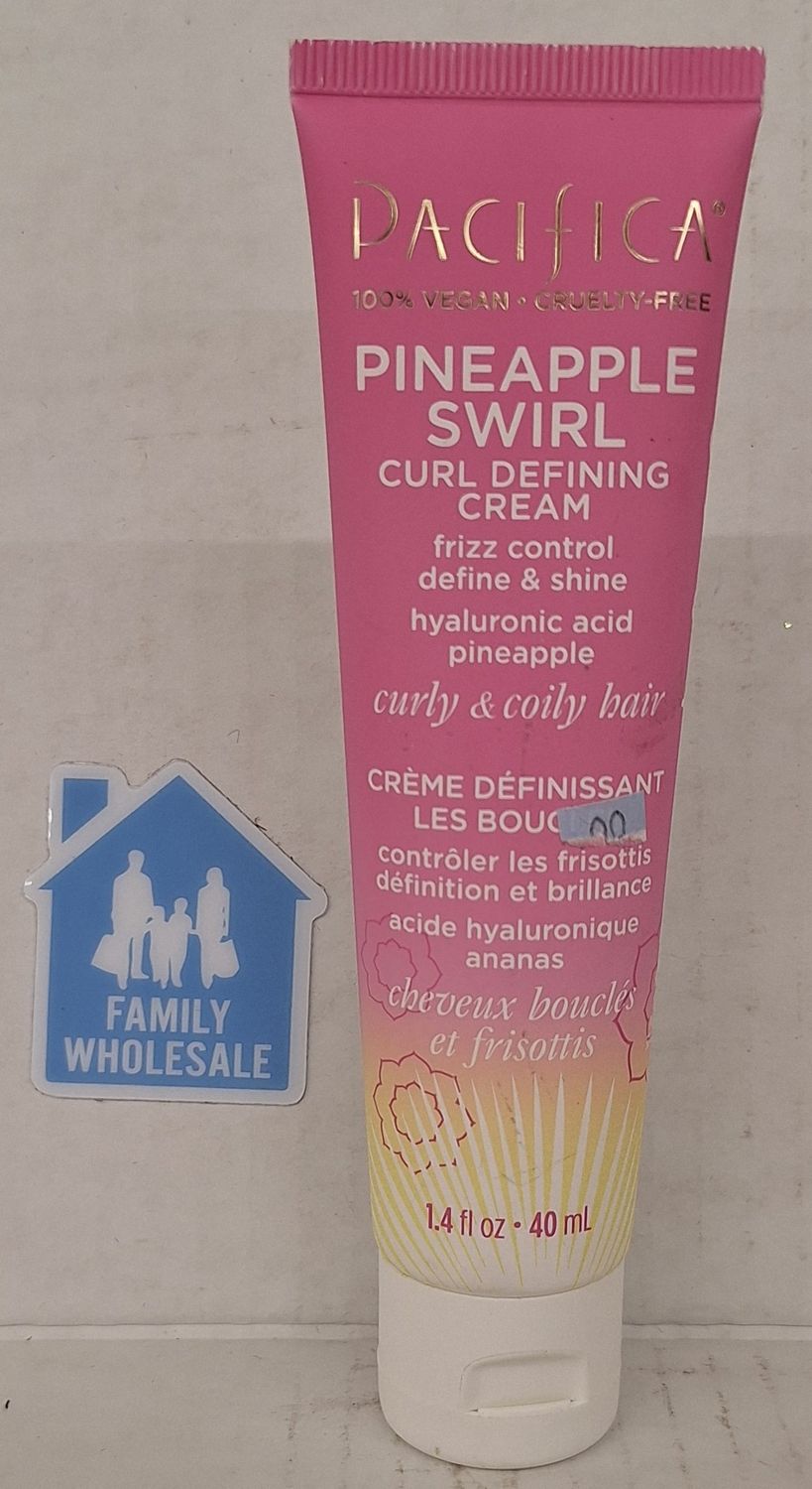 Pacifica Pineapple Swirl Curl Defining Cream 1.4 fl oz