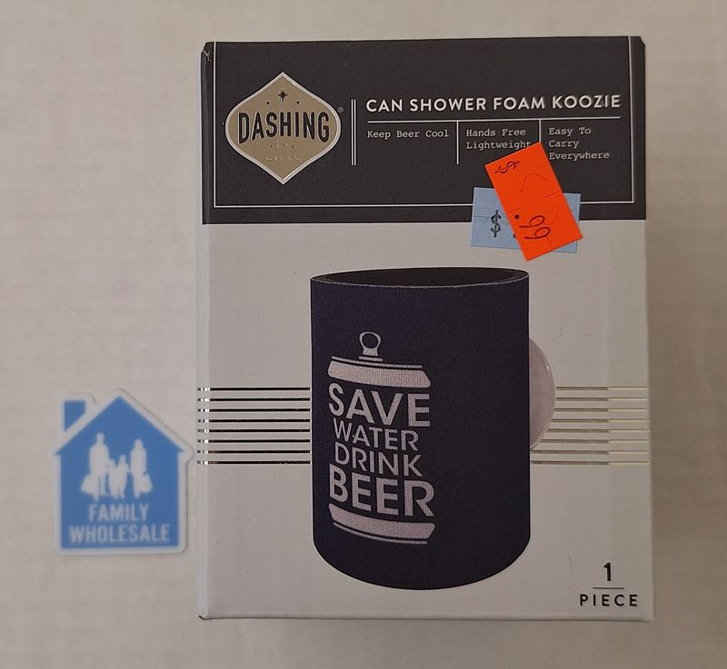 Dashing Fine Gifts Can Shower Foam Coozie 1 pc