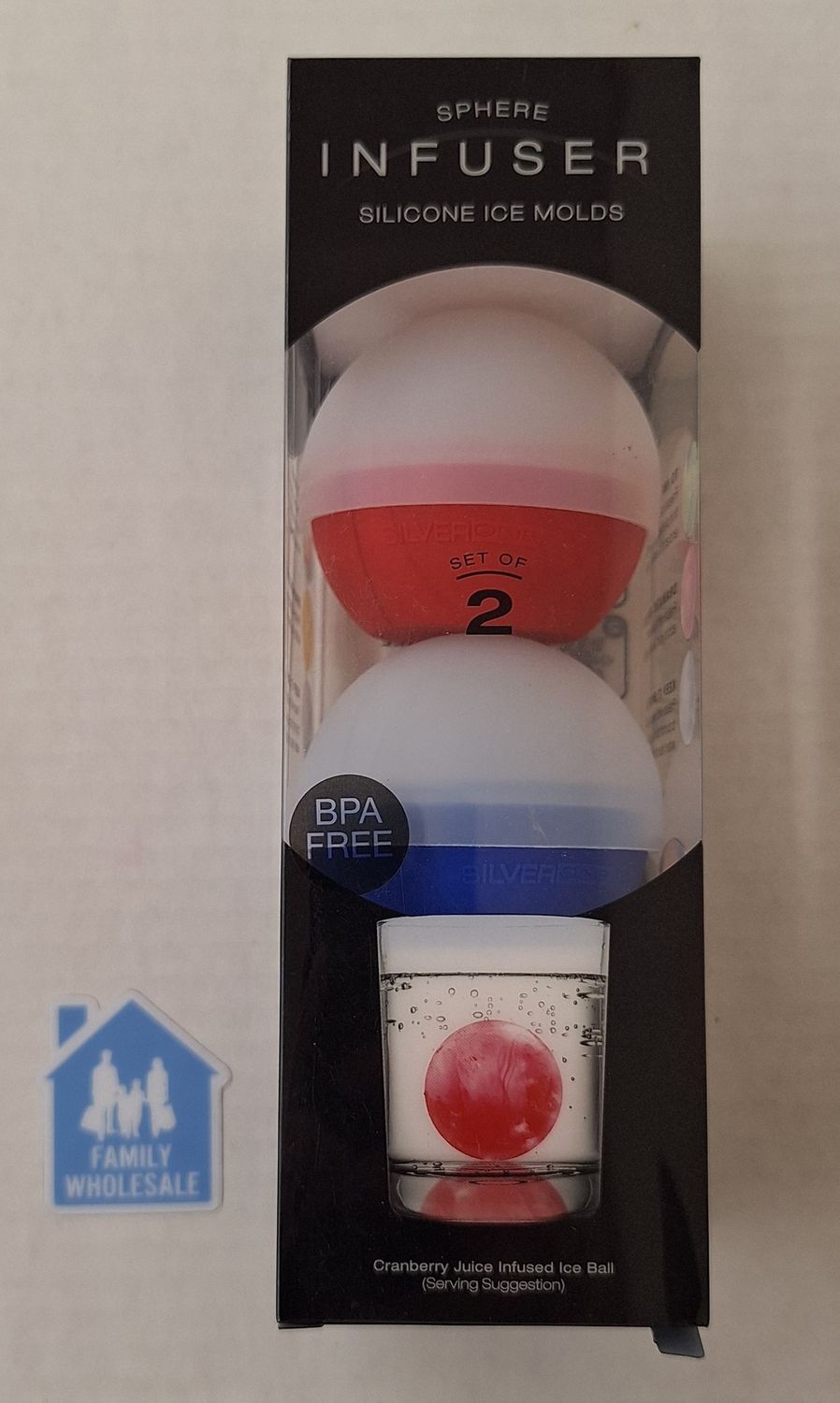 Sphere Infuser Silicone Ice Molds Set of 2