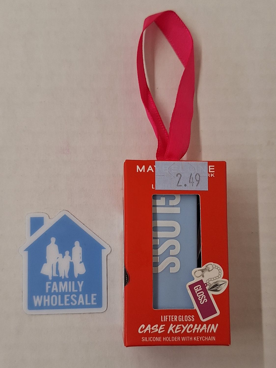 Maybelline New York Lifter Gloss Silicone Case Keychain Powder Blue