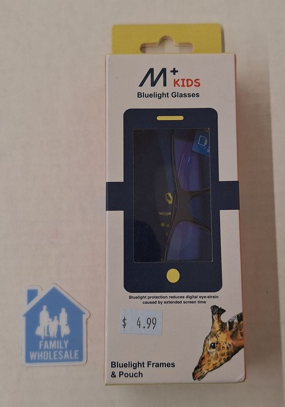M+ Kids Bluelight Glasses Mac, Navy Blue 49-14-136