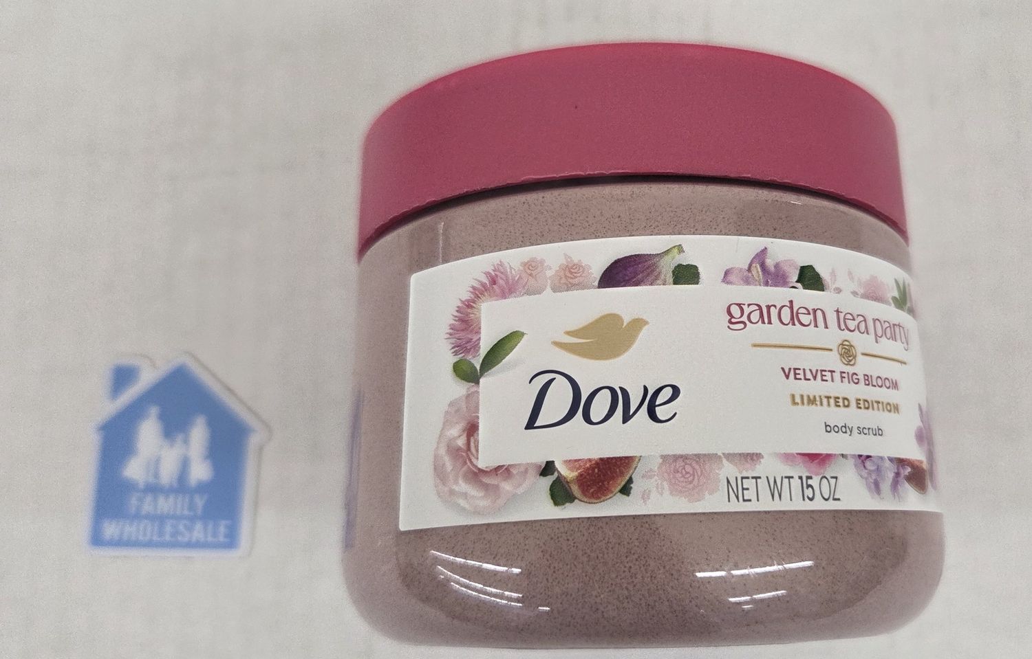 Dove Beauty Garden Tea Party Body Scrub - Velvet Fig Bloom - Limited Edition - 1