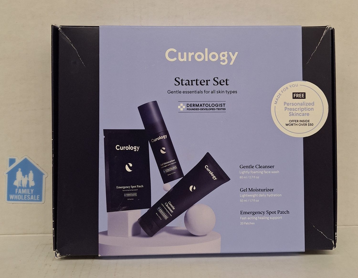 Curology Skincare Starter Set, Gentle Essentials Kit for All Skin Types