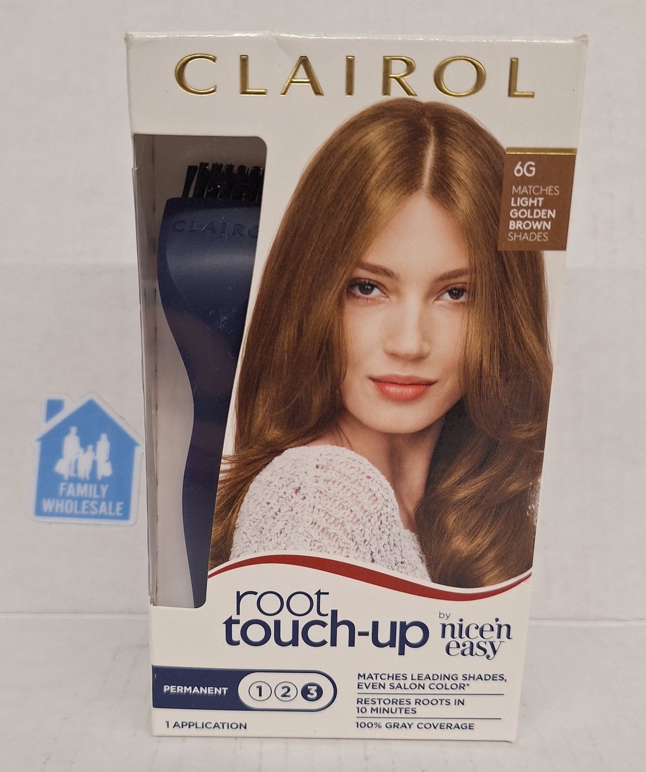 Clairol Root Touch-Up Permanent Hair Color - 6G Light Golden Brown Hair Dye Kit