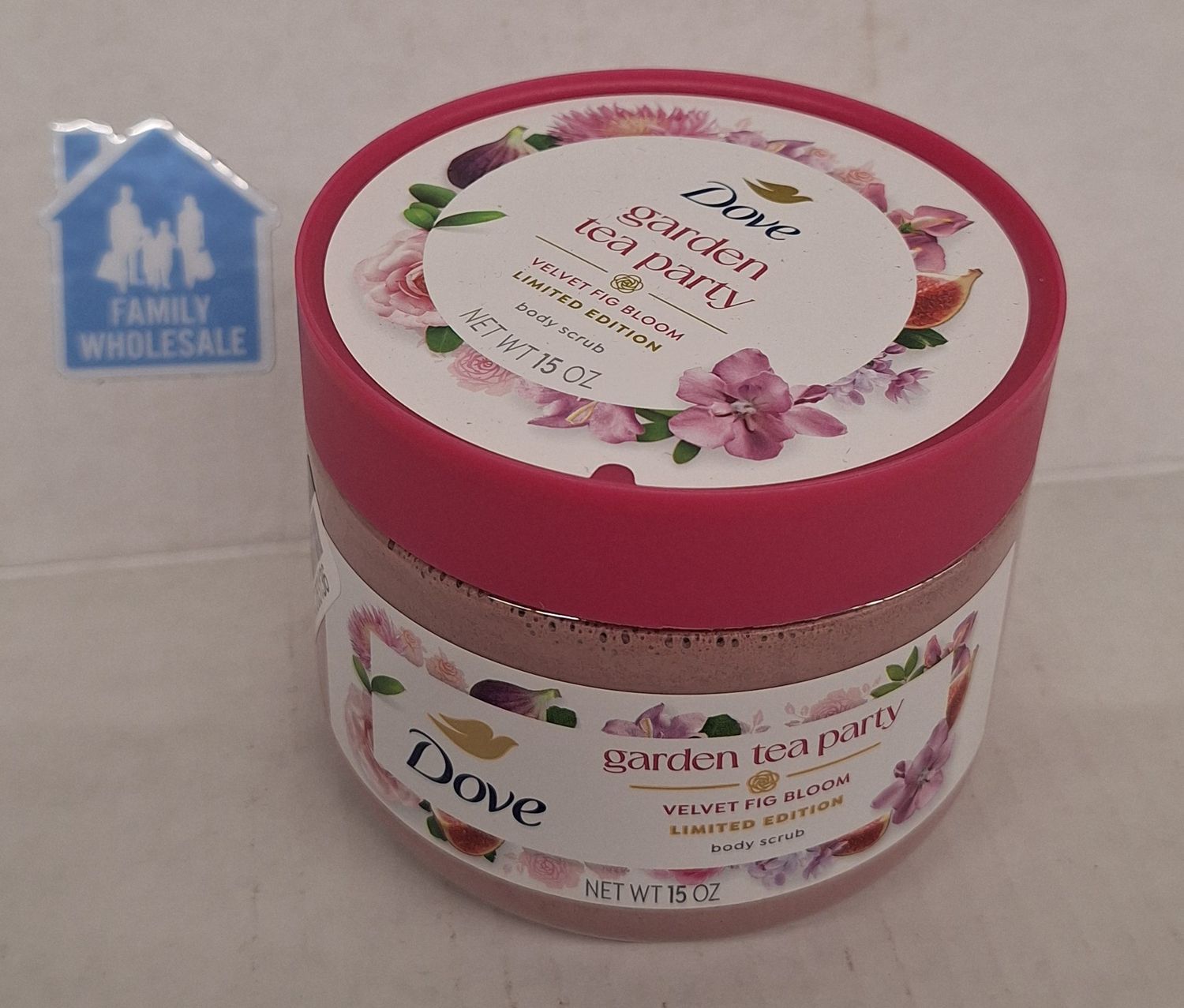 Dove Beauty Garden Tea Party Body Scrub - Velvet Fig Bloom - Limited Edition - 1