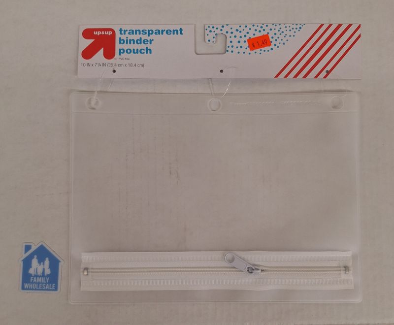 Transparent Pencil Pouch Clear - up &amp; up™
