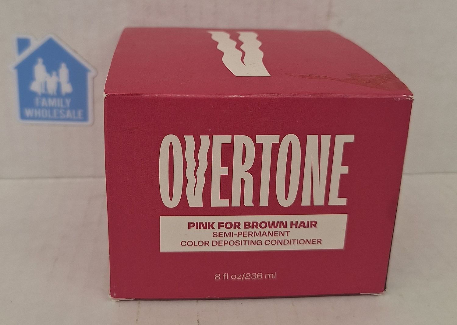 oVertone Haircare Semi-Permanent Hair Color Conditioner - Pink - 8 fl oz