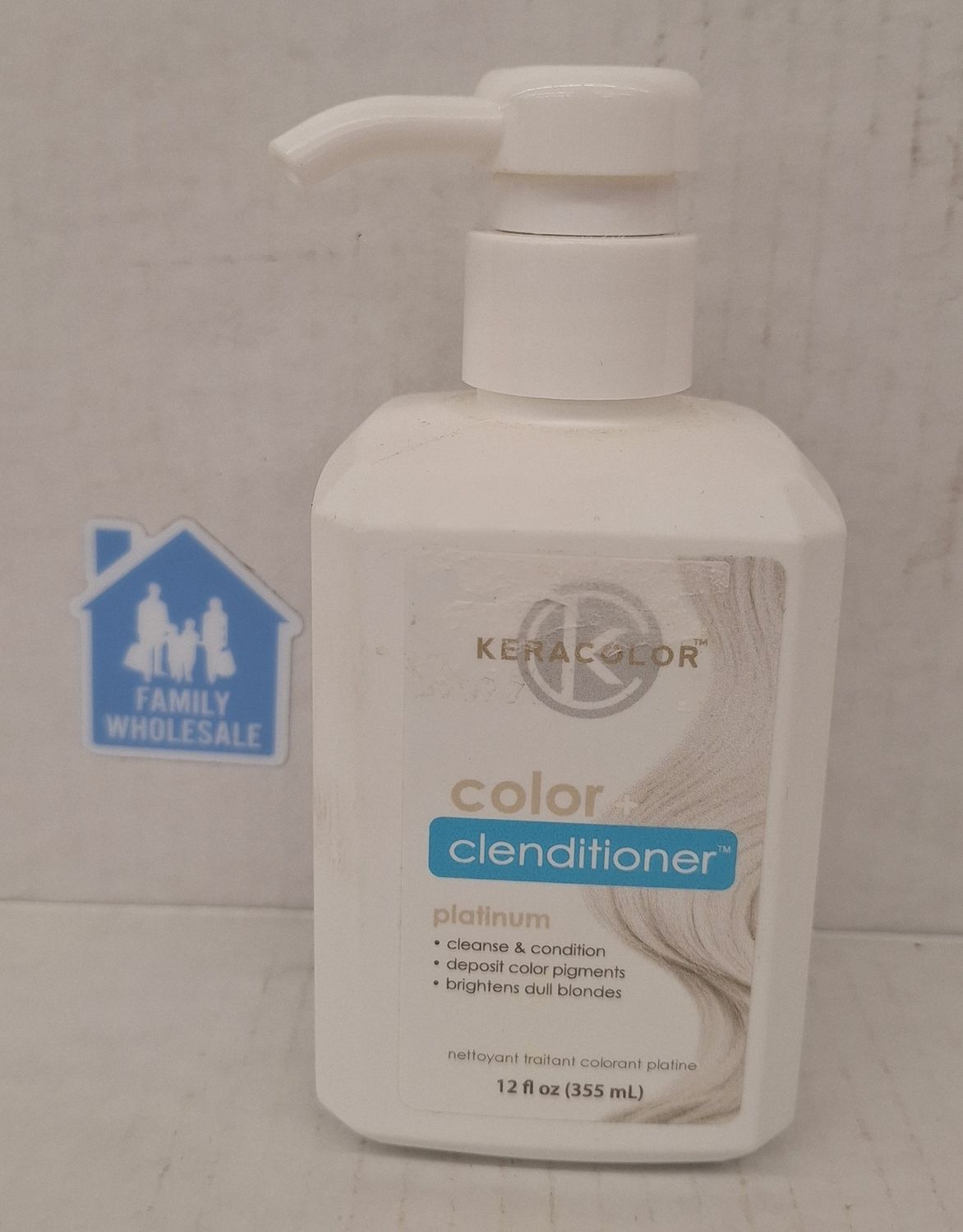 Keracolor Color + Clenditioner Temporary Hair Color - Platinum - 12 fl oz