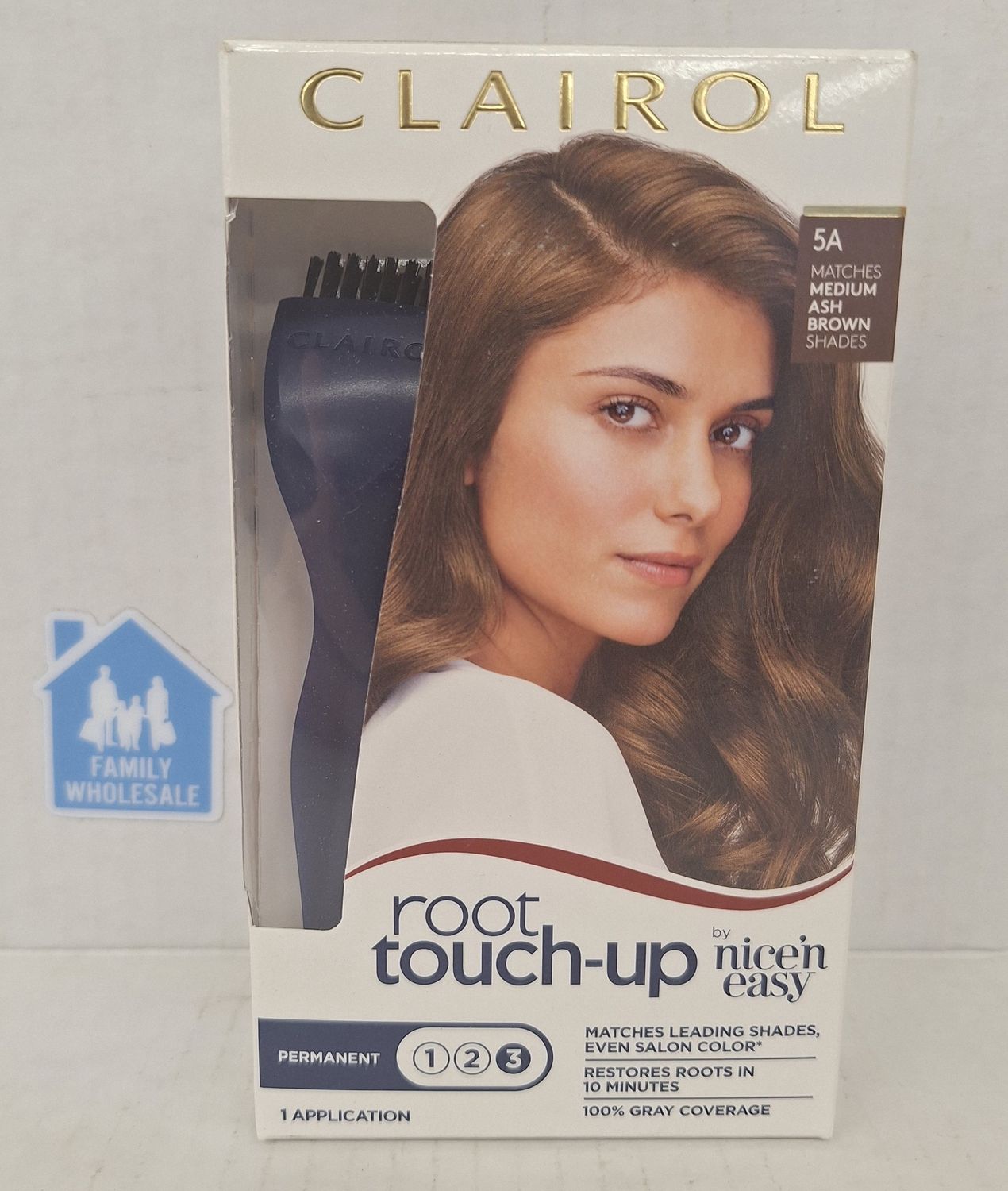 Clairol Root Touch-Up Permanent Hair Color - 5A Medium Ash Brown Hair Dye Kit