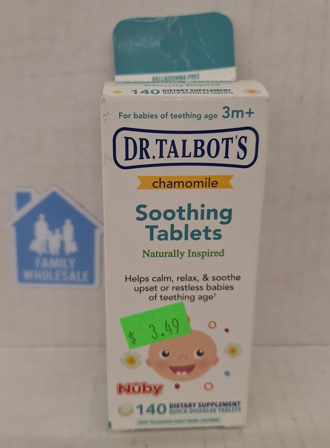 Dr.Talbot&#39;s Soothing Tablets Chamomile 140 Dietary Supplement
