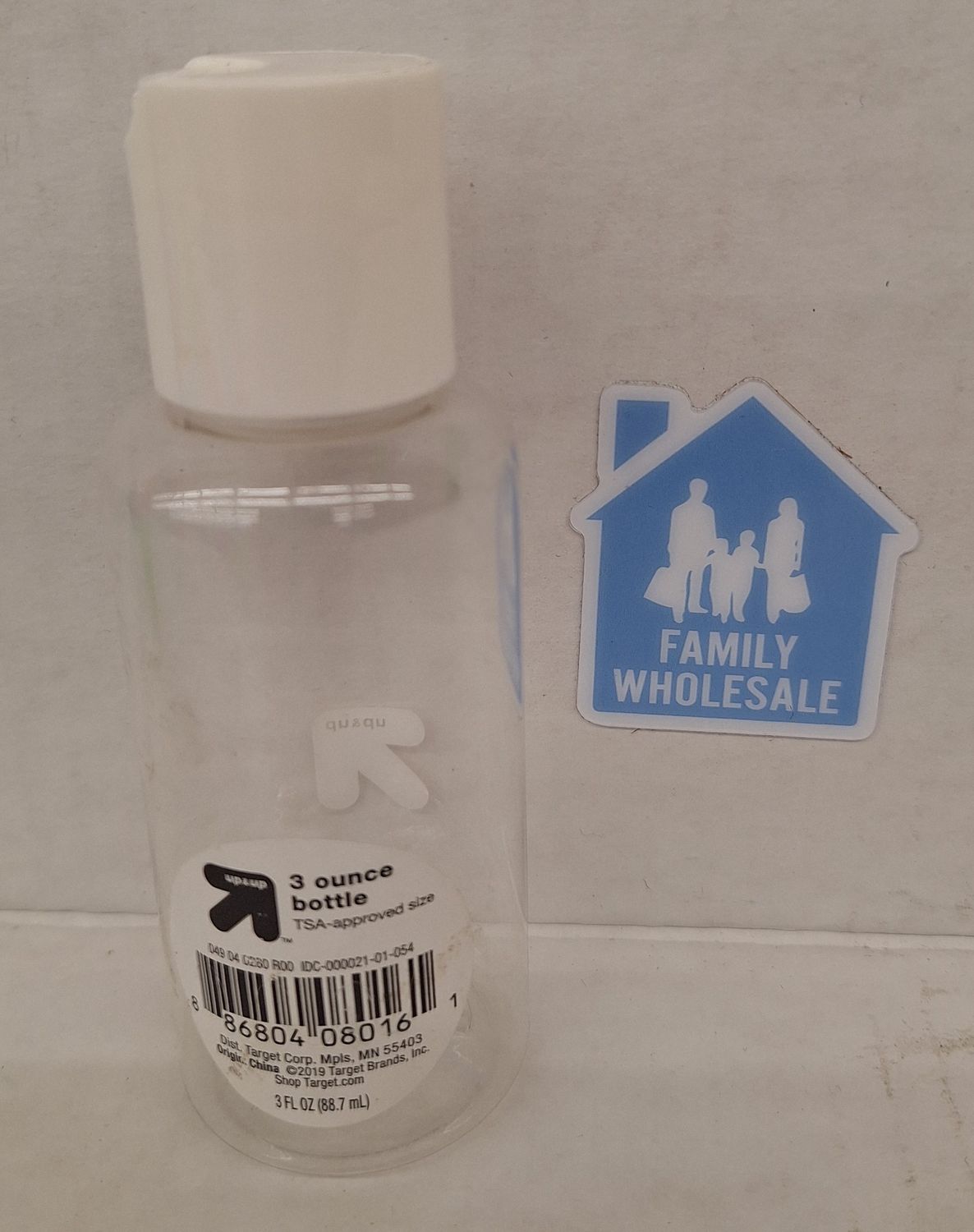 3oz Travel Bottle - Clear - Up&amp;Up