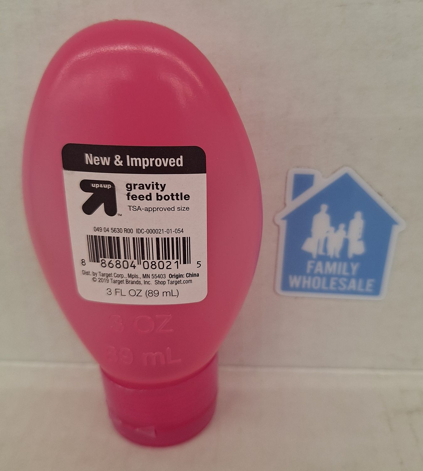3oz Gravity Feed Bottle - Pink - Up&amp;Up
