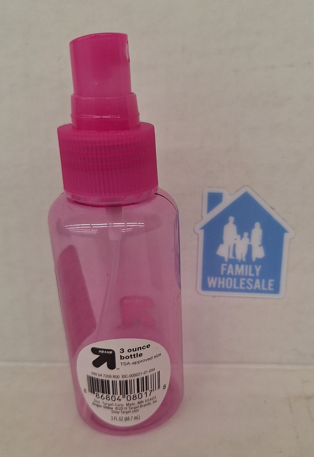 3 oz Travel Bottle Pink - UP&amp;UP