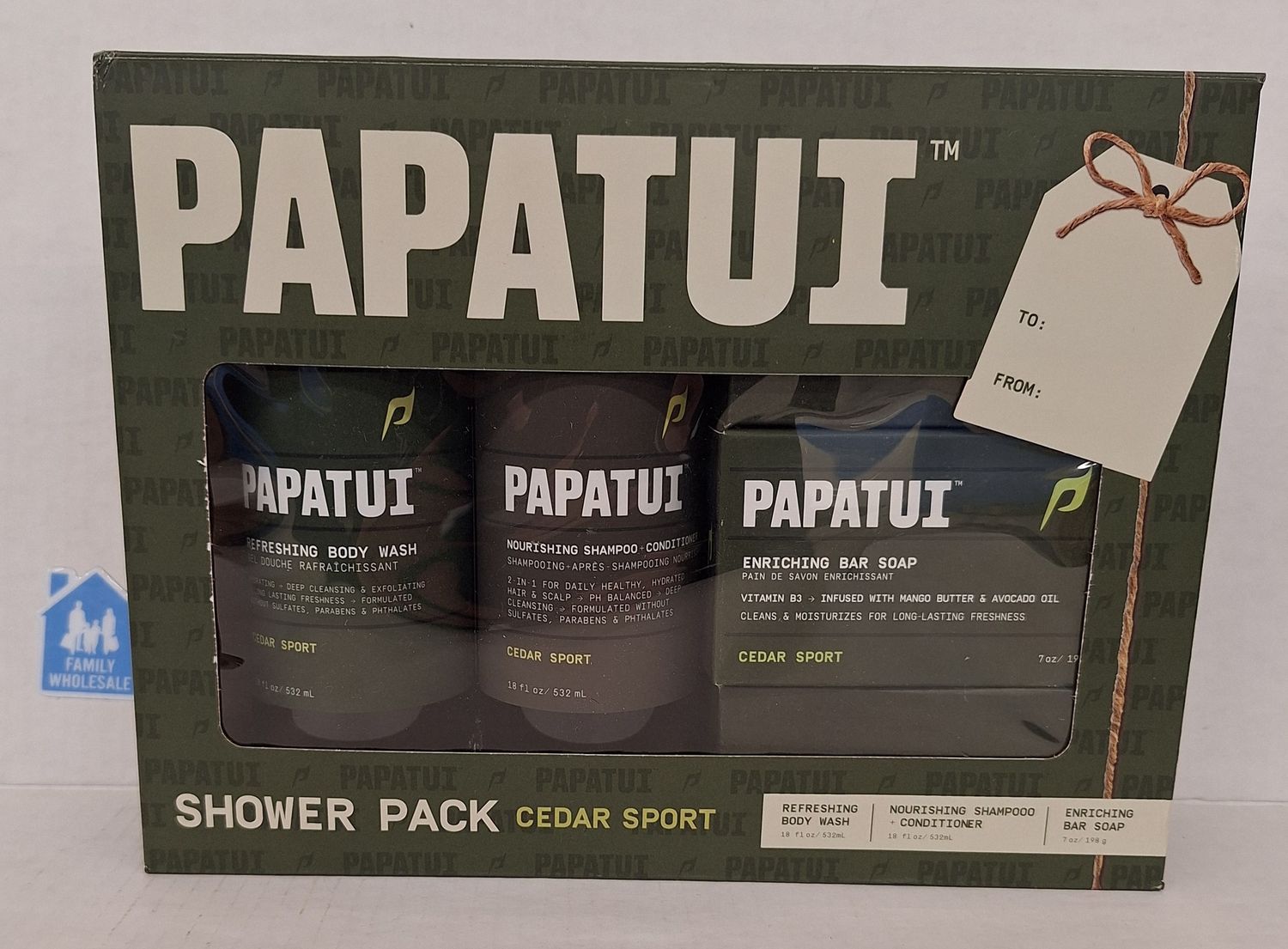Papatui Shower Pack Cedar Sport