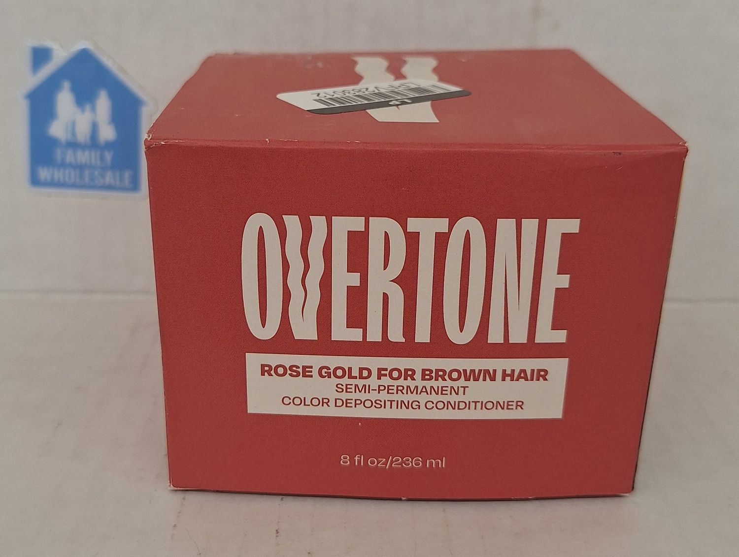oVertone Hair Care Semi-Permanent Conditioner - Rose Gold for Brown - 8 fl oz