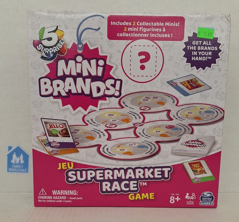 Mini Brands Supermarket Race Game